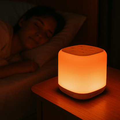SnoozeBloom™ White Noise Lamp